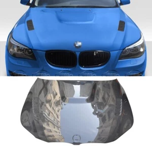 Carbon Fiber V Style Bonnet Hood Engine Cover Bodykits For BMW E60 F61 M5 05-10 - Picture 1 of 13
