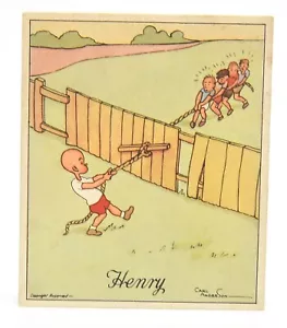 1930 SJ. CARTA TABACCO WIX AND SONS HENRY TIRO ALLA FUNE - Foto 1 di 2