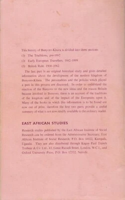 History of Bunyoro-Kitara 1965 AR Dunbar PB Oxford East African Studies Nairobi - Image 1 of 2