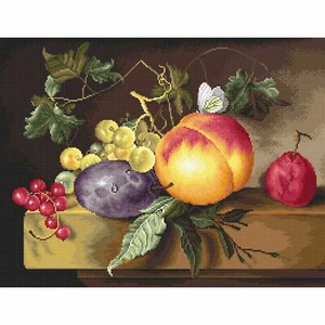 Kit punto de cruz Naturaleza Muerta Con Frutas B593 luca-s - Imagen 1 de 5