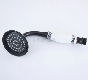 Oil Rubbed Bronze Bathroom Shower Hand Spray Ceramic Handheld Shower Head - Picture 1 of 6