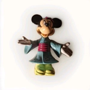 Minnie Mouse Kimono Kleid Walt Disney Japan Epcot Center 3" bewegliche Spielfigur - Bild 1 von 1