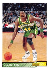 Michael Cage 1992 Upper Deck 300 Seattle SuperSonics Basketball Card - Picture 1 of 2