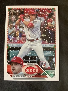 2023 Topps Holiday - Spencer Steer #H125 (RC) - Imagen 1 de 2