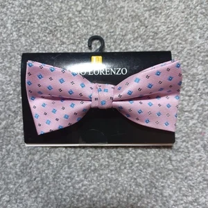Pink & Blue Pretied Bowtie by Umo Lorenzo - Picture 1 of 1