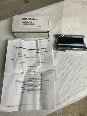 Genuine Printhead For Zebra ZT410 ZT411 Thermal Printer P1058930-010 300dpi - Image 1 of 4