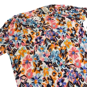 Anne Cole Floral Swim Cover-Up XS/S Women's Multi Color Beach Tunic Dress NWT - Picture 1 of 8
