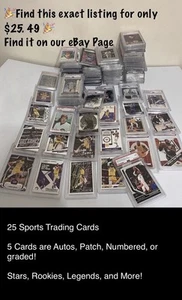 Lebron Moving Sale Baseball Football Basketball Auto/Graded Card Lot Description - Picture 1 of 24