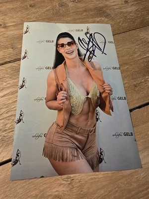 MICAELA SCHÄFER (EROTIK) signed Foto ca.20x30 Autogramm (3874) + COA - Bild 1 von 2