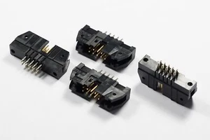 Lot of 4 499582-1 AMP Connector Ejector Header 10 Pos 2 Row 2.54mm Vert TH NOS - Picture 1 of 1