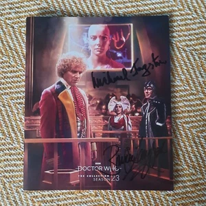 Doctor Who - Folleto firmado en Blu-ray de la temporada 23 - Michael Jayston +11 - Imagen 1 de 1