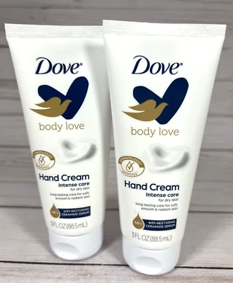 Dove Body Love Dry Skin Hand Cream Intense Care Lotion 3oz (2 Pack) - Image 1 of 4