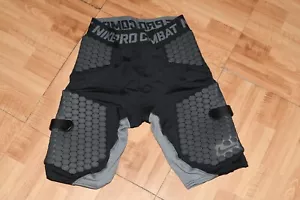 2 NIKE PRO COMBAT HYPERSTRONG PADDED 2.0 COMPRESSION MENS BASKETBALL SHORTS L - Picture 1 of 6