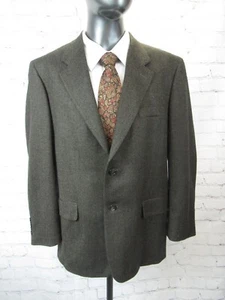 Macy's Club Room Men's Sport Coat Brown Herringbone Wool/Cashmere Size 42S - Picture 1 of 9