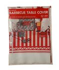 Vintage Plastic Barbecue BBQ Table Cover Mid Century Retro Electro-Plastic NIP