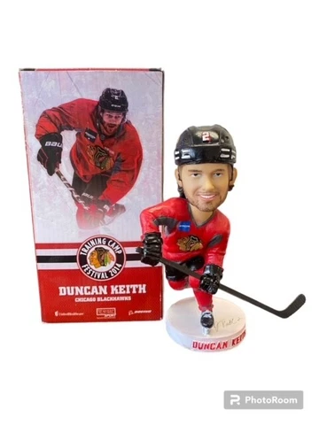 Chicago Blackhawks Duncan Keith Bobblehead - 2014 Training Camp Cover