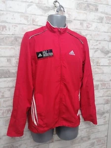 Adidas Jacket Red Size Small Mens Climaproof Half Marathon - Picture 1 of 11