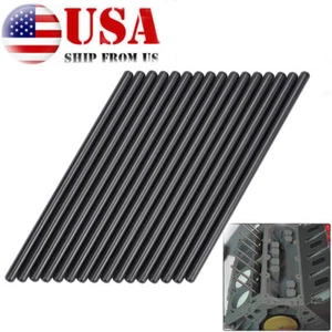 16PCS For GM LS 5/16" Hardened 7.400" Pushrods LS1 LS3 4.8L 5.3L 5.7L 6.0L 6.2L - Picture 1 of 12