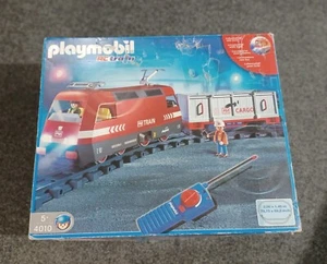 Playmobil RC Lok / Güterlok aus 4010 mit Licht + Fernbedienung ! GUTER Zustand ! - Bild 1 von 4