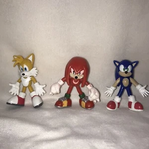 Sonic The Hedgehog Tails & Knuckles SEGA 2000 Posable Coleccionable Figura Rara - Imagen 1 de 7
