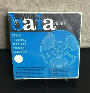 Baia Dual 8 200 ft. Capacity 3 Reel & Storage Set Factory Sealed New Old Stock - Picture 1 of 5
