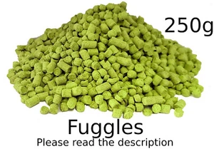 250g Hops - Fuggles (UK 2021) Alpha Acid 4.5% - Picture 1 of 3