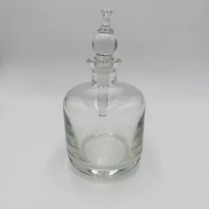 Spiegelau Decanter Bottle Lidded Crystal Home Decor Vintage Lid Glass Clear - Picture 1 of 7