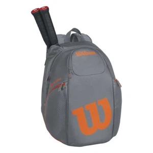 Wilson Tennis Vancouver Backpack GYOR (Grey/orange) free uk tracked postage - Picture 1 of 3