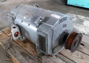 15 HP DC Geneal Electric Motor, 1150 RPM, 288AT Frame, DPFV, 500 V EOK - Picture 1 of 3
