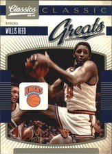 2009-10 Classics Classic Greats New York Knicks Basketball Card #30 Willis Reed