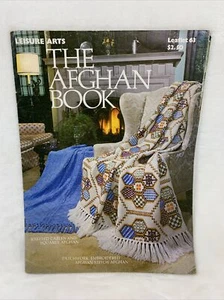 The Afghan Book Crochet & Knitting 1975 Leaflet 15 designs Leisure Arts 63   - Picture 1 of 8