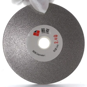 Herramientas abrasivas de disco de molienda de diamante de 4" pulgadas 100 mm grano 240 disco plano recubierto - Imagen 1 de 24