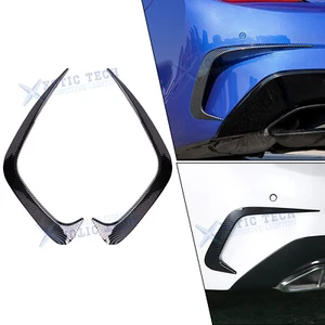 Marco de ventilación inferior parachoques trasero aspecto de fibra de carbono para BMW Serie 3 G20 2019-21 - Imagen 1 de 12