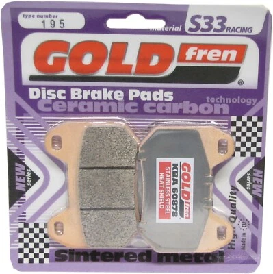 Goldfren S33 Brake Pads Rear For Bmw R1200 CL 2002-2004 - Imagem 1 de 2