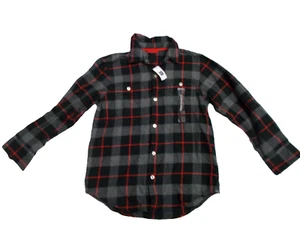 CAMISA A CUADROS NUEVA CON ETIQUETAS NIÑO GAP NIÑOS MANGA LARGA BOTONES TALLA MEDIANA 8 - Imagen 1 de 4