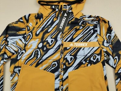 ADIDAS Womens Size S TERREX Motion AOP Jacket (BNWT) Waterproof Ambient Sky - Image 1 of 4