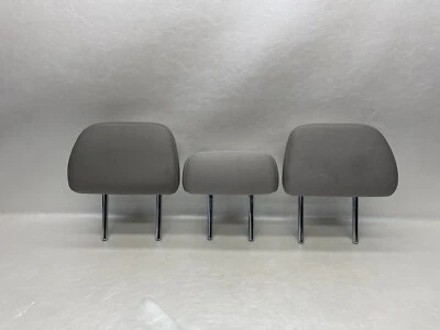 11-21 MITSUBISHI OUTLANDER SPORT SEGUNDA FILA REPOSACABEZAS TELA GRIS JUEGO DE 3 OEM Foto 1 de 4