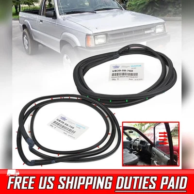 SELLO GOMA RESISTENTE MAZDA SERIE B B B2000 B2200 B2600 85-98 PICKUP 2 PUERTAS Foto 1 de 4
