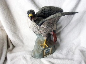 🦅 1977 Ski Country Red-Tailed Hawk Bourbon Whiskey Dekanter mit Box Foss Company - Bild 1 von 21