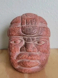 Antique Vintage Head Sculpture – Mexican / South American Statue - Picture 1 of 7