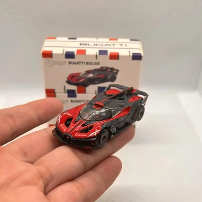 Bburago 1:64 Bugatti Bolide Red Blue Alloy Miniature Diecast Toy Model Car  - Image 1 of 4