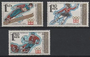Tjechoslowakije postfris 1976 MNH 2305-2307 - Olympische Spelen Innsbruck - Picture 1 of 1