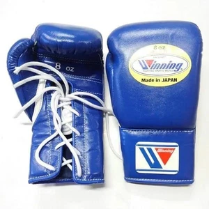 Winning MS-200 Boxhandschuhe Profi Competition 8oz blau Made in Japan NEU - Bild 1 von 2