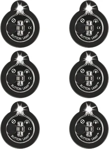 Pantera Visión Botón LÁMPARA Adhesivo Leds Paquete de Luz - Ligero, Ultra Pequeño - Imagen 1 de 12