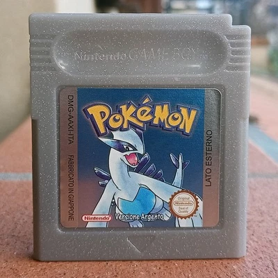 ✔️Pokemon Versione Argento per GB GBC Game Boy Gameboy Color - Immagine 1 di 4