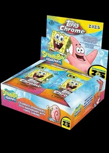 2025 Topps Spongebob 25 Box Display Chrome Händler - Bild 1 von 1