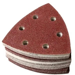 10pcs 125mm Sandpaper 40 Grit with 6 Holes for Electric Polisher Wood and Metal - Picture 1 of 9