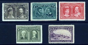 CANADA KE VII 1908 Quebec Tercentenary Part Set SG 188 to SG 193 MINT - Picture 1 of 2