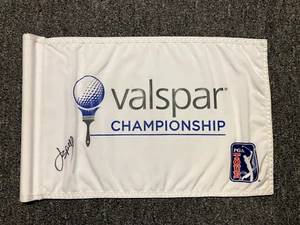 **** 2015 VALSPAR CHAMPIONSHIP TOURNAMENT PIN FLAG - JORDAN SPIETH SIGNATURE - Picture 1 of 2