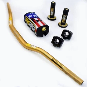 Original "Evo" PRO TAPER Handlebar Fat Bar DIRT BIKE 1 1/8'' ATV Quad GRIPS Pads - Bild 1 von 4